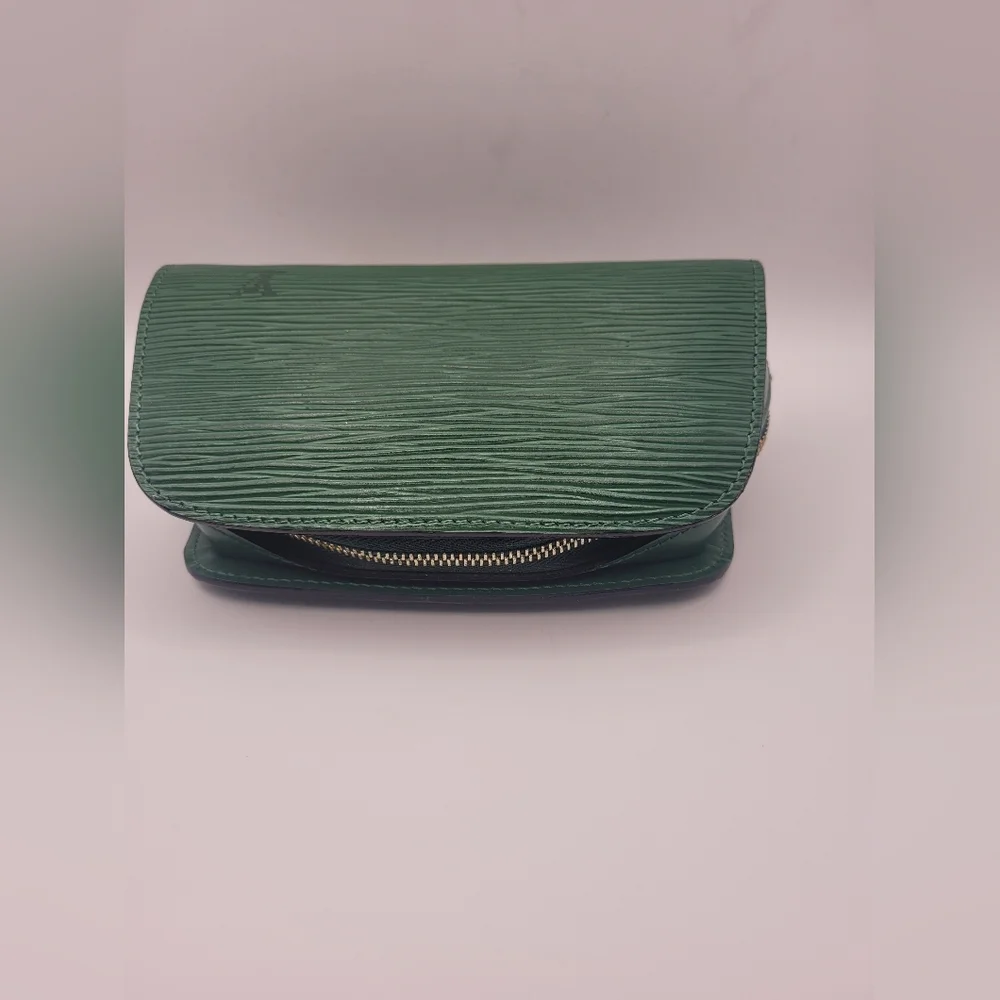 Louis Vuitton Epi Dauphine PM Cosmetic Pouch Green